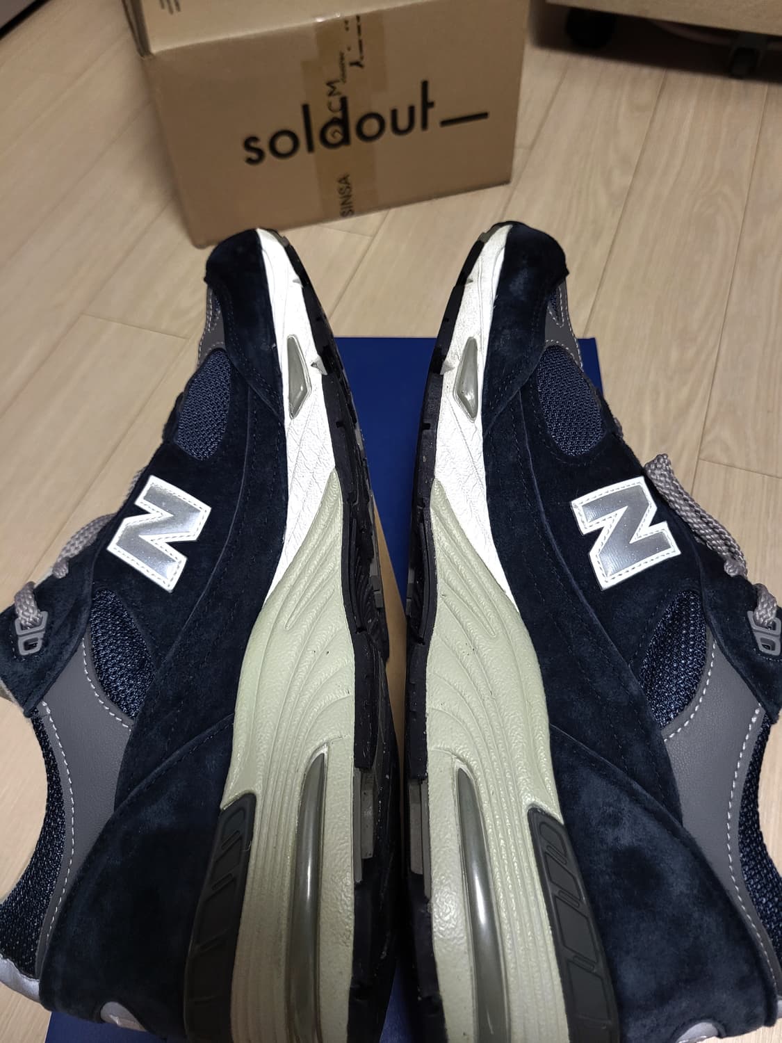 뉴발란스 991 네이비 285 상품이미지2