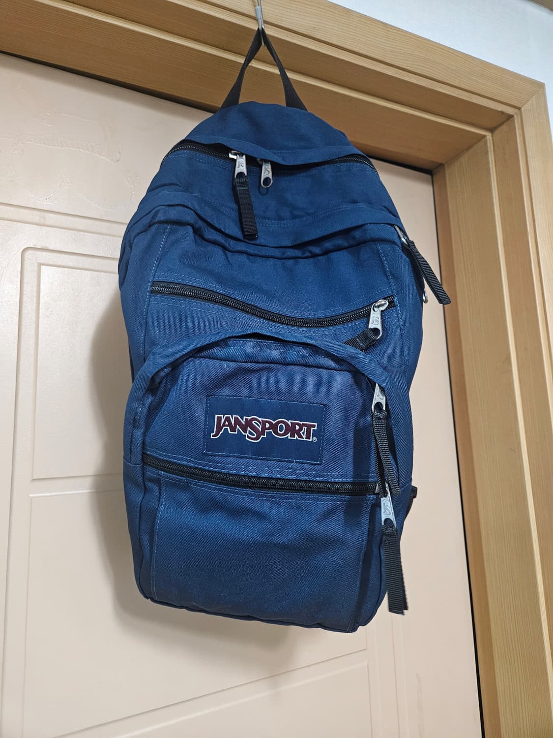 하자)잔스포츠 네이비 백팩 가방 상품이미지1