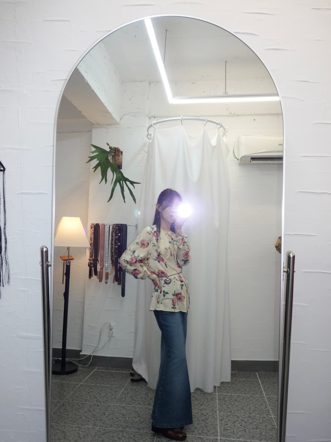 floral yellow blouse 상품이미지3