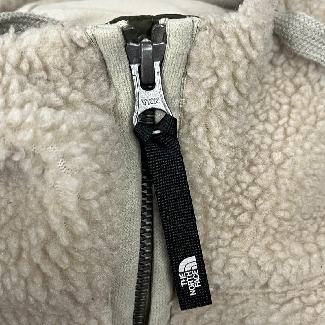 [정품/XL] 노스페이스 후리스 후드 집업 아이보리 b10 상품이미지7