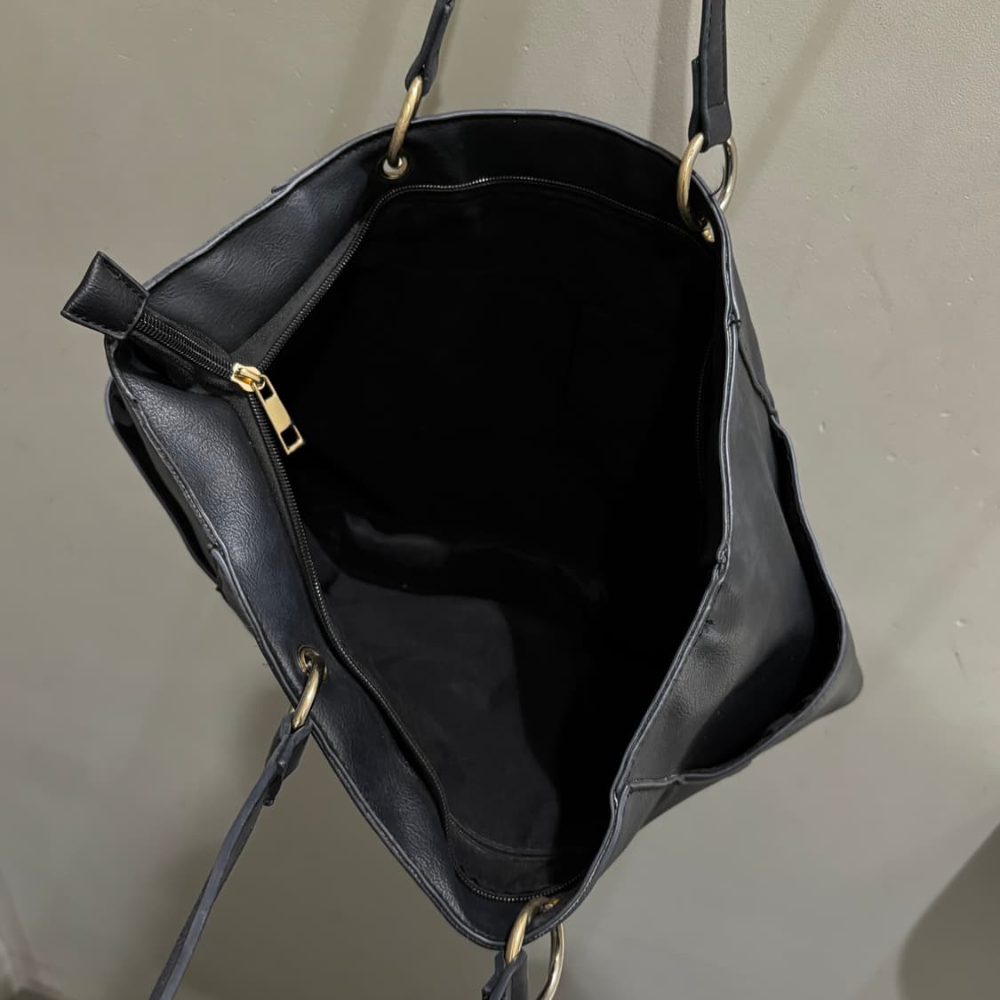 vtg o-ring cowhide tote bag 상품이미지5