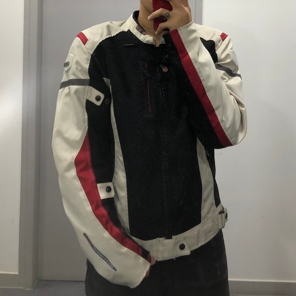 코미네 모토사이클 레이싱 라이더 바이커 자켓 상품이미지3