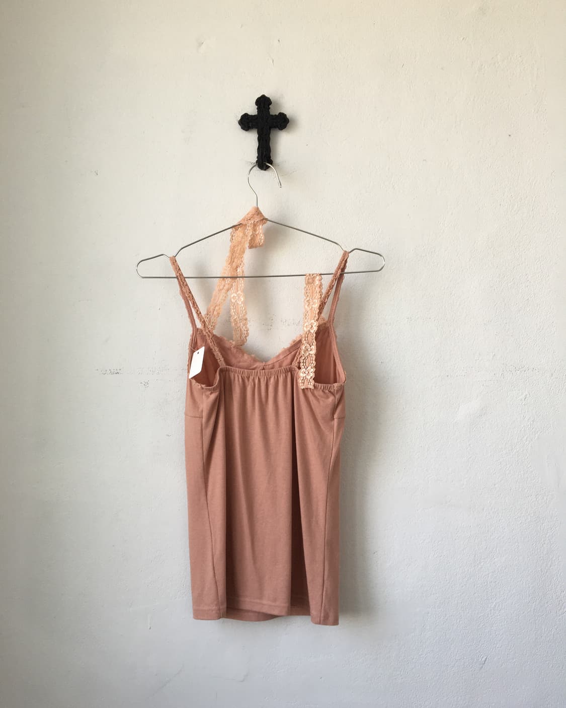 Tied point lace trimming sleeveless 상품이미지3
