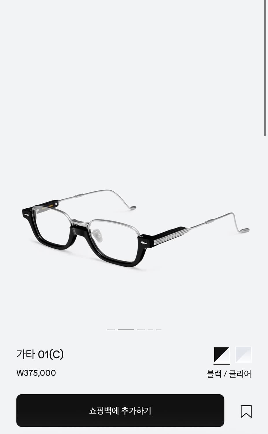 젠틀몬스터 가타 블랙 상품이미지2