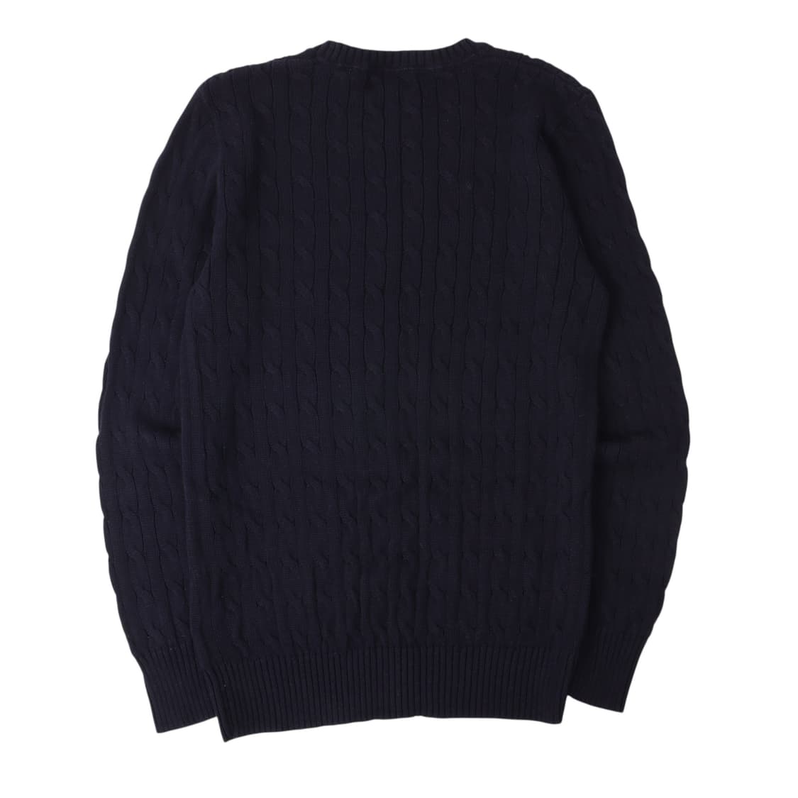 폴로 랄프로렌 네이비 코튼 라운드 케이블 니트 상품이미지5
