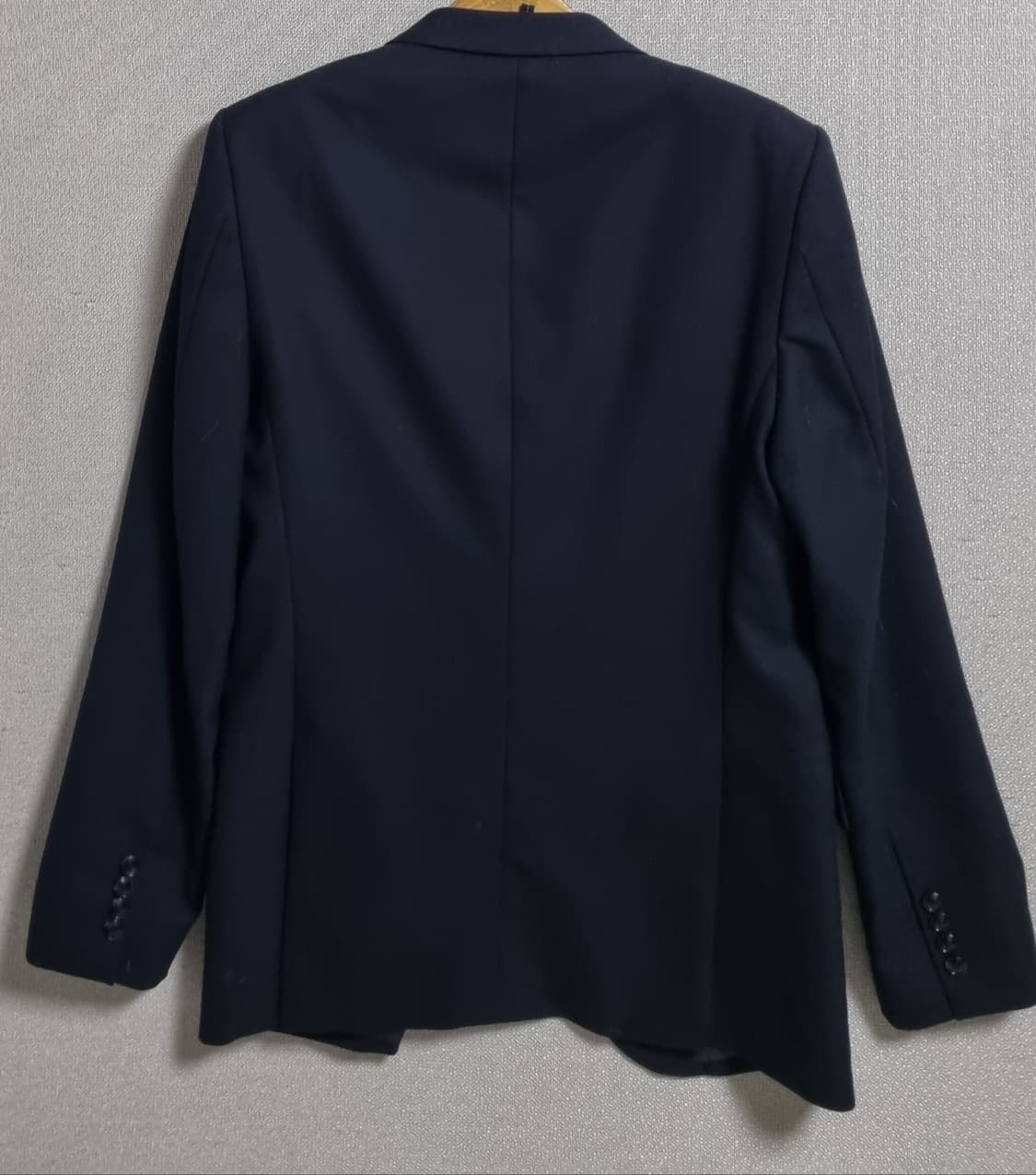 L (100) 커스텀멜로우 다크네이비 울100% 수트 정장세트 셋업 상품이미지3