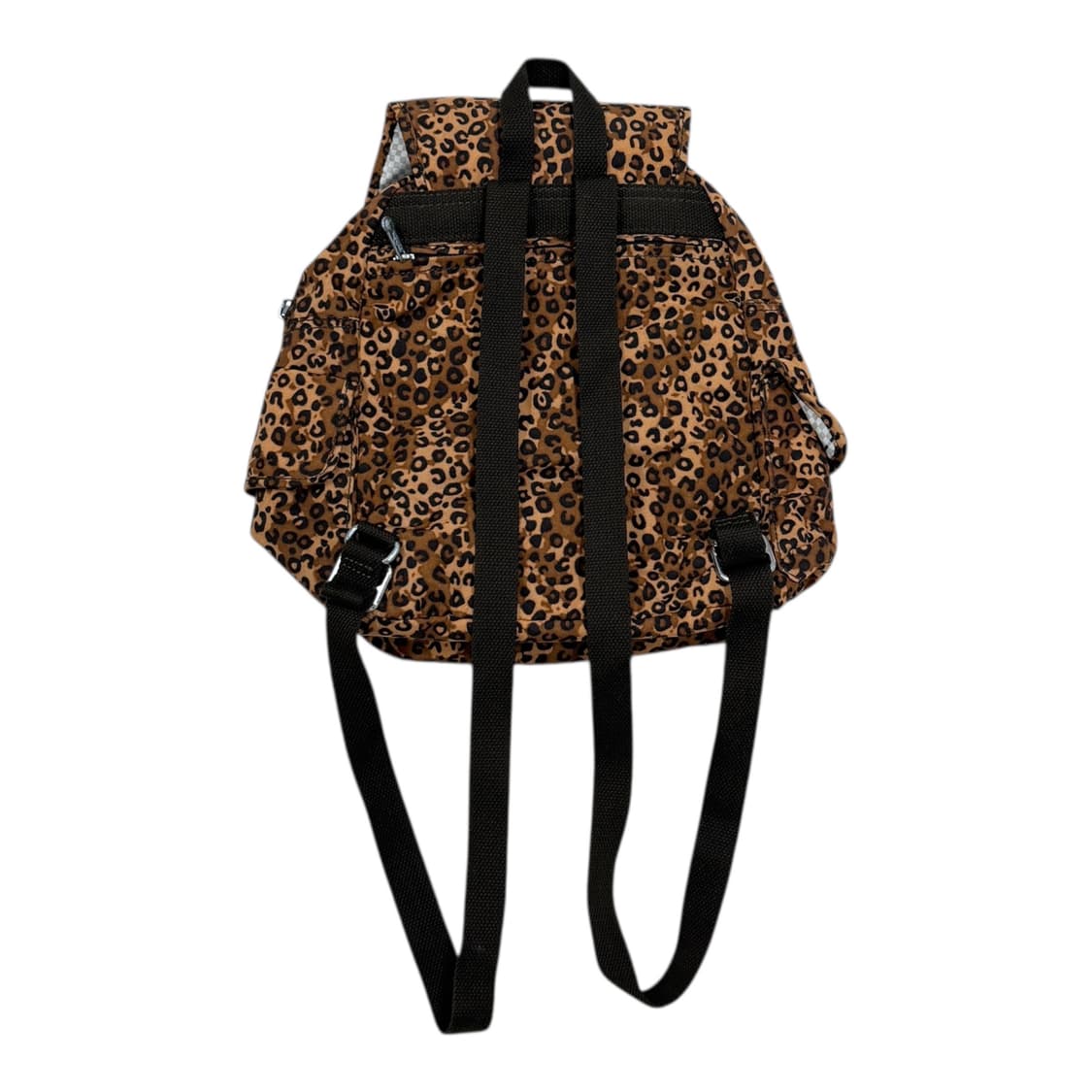 키플링 빈티지 레오파드 호피 포켓 백팩 가방 브라운 상품이미지3