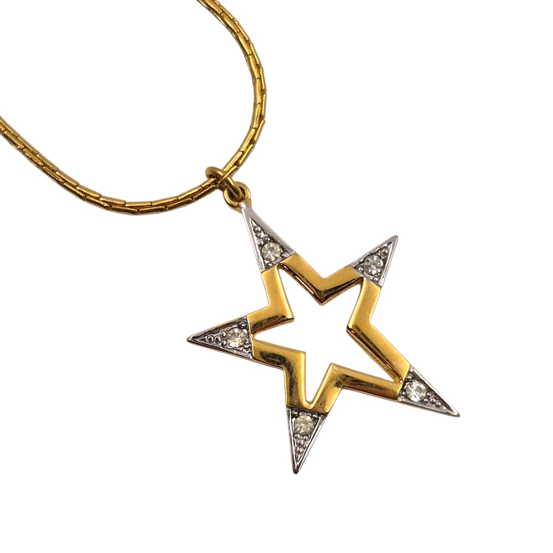 79s 프랑스 지방시 레어 스타 골드 목걸이 상품이미지1