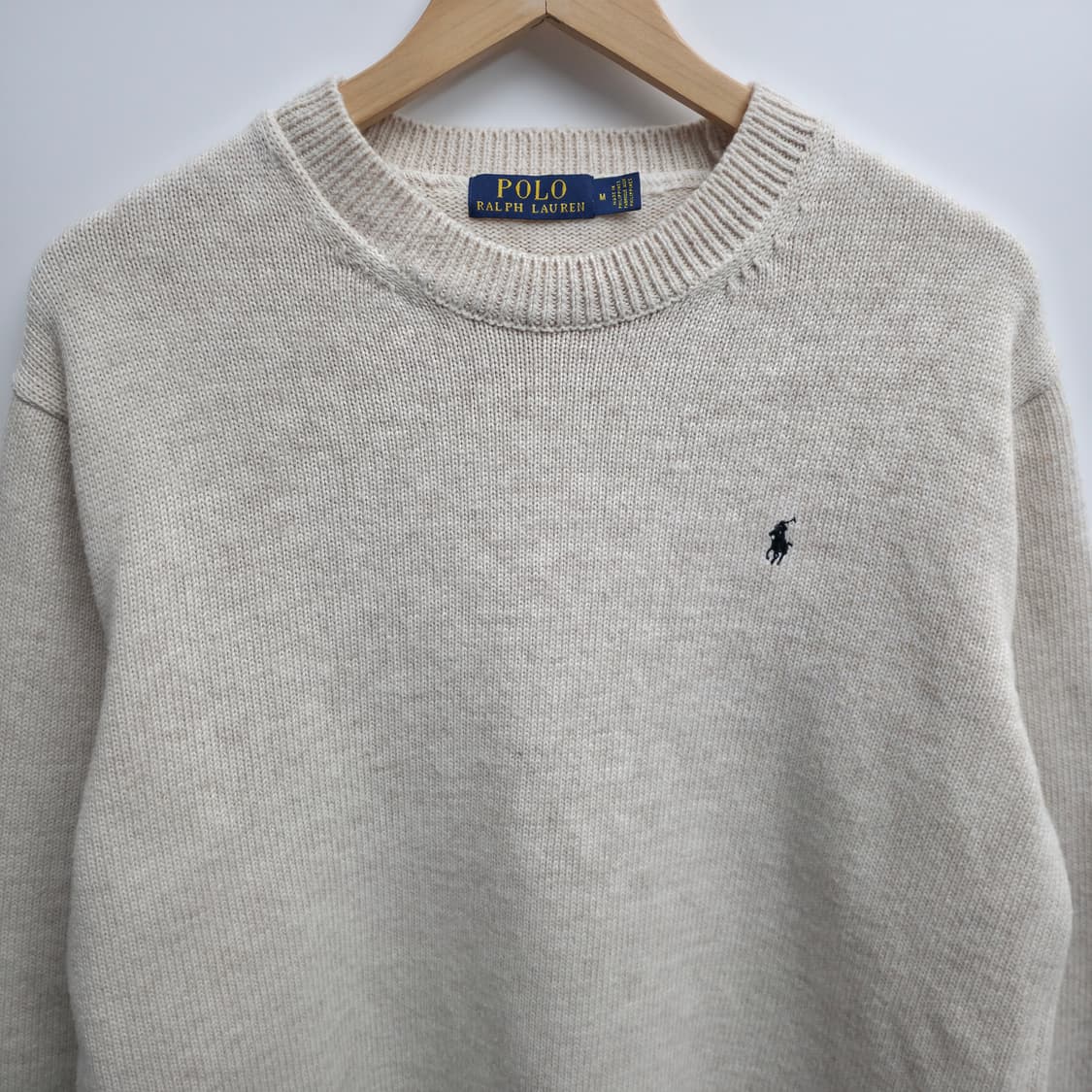 [M] 폴로 랄프로렌 베이지 니트 상품이미지2