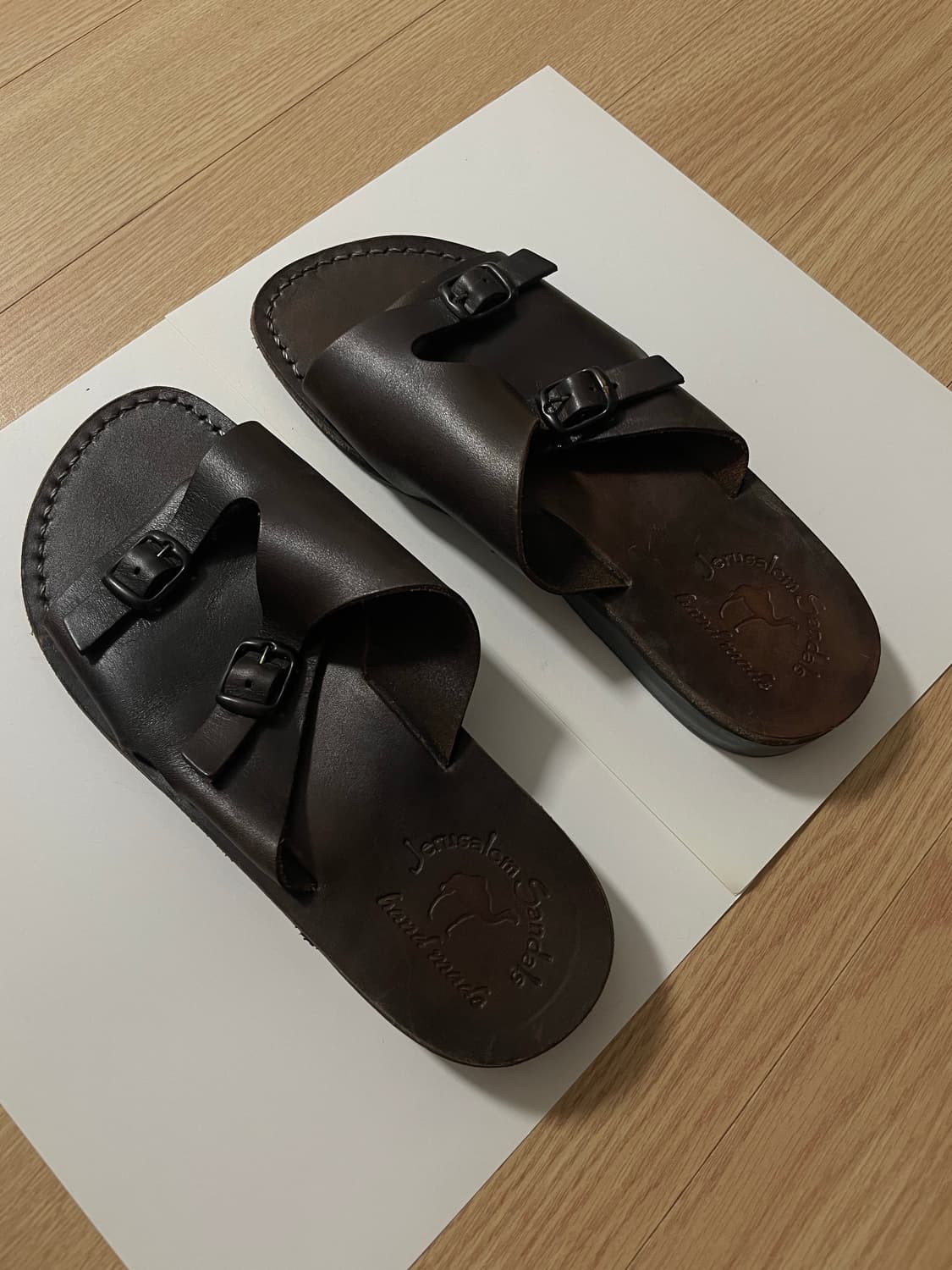 예루살렘 세스 다크 브라운 샌달 245-250 상품이미지2