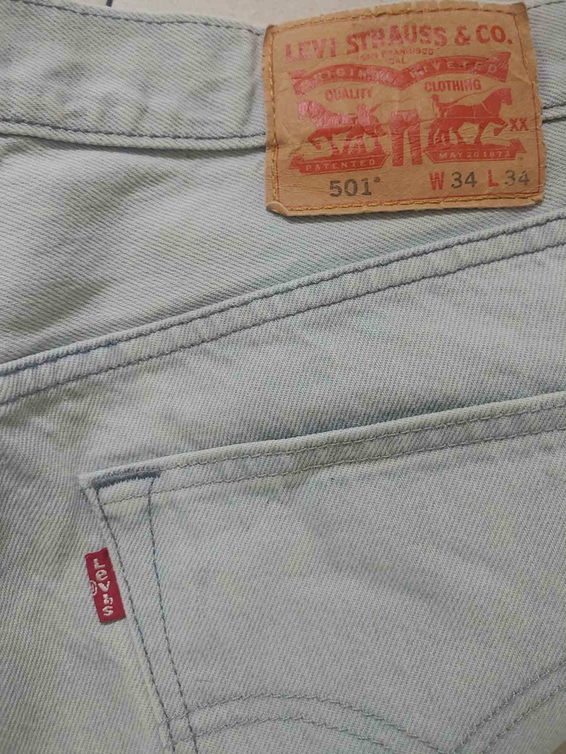 리바이스 501xx 그레이데님 상품이미지2