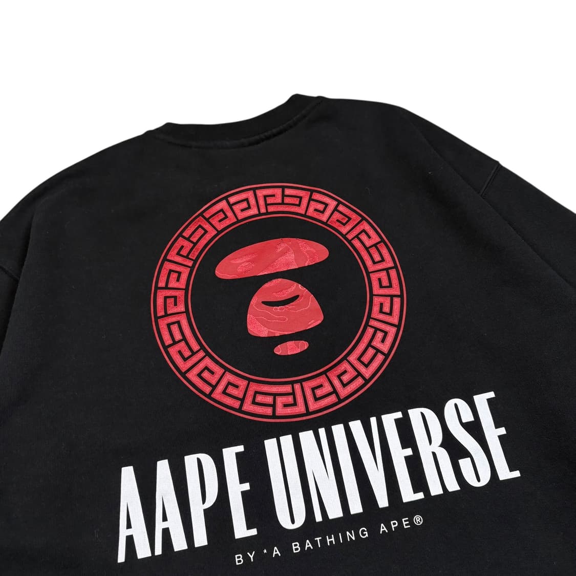에이프 블랙컬러 빅로고 맨투맨 상품이미지2