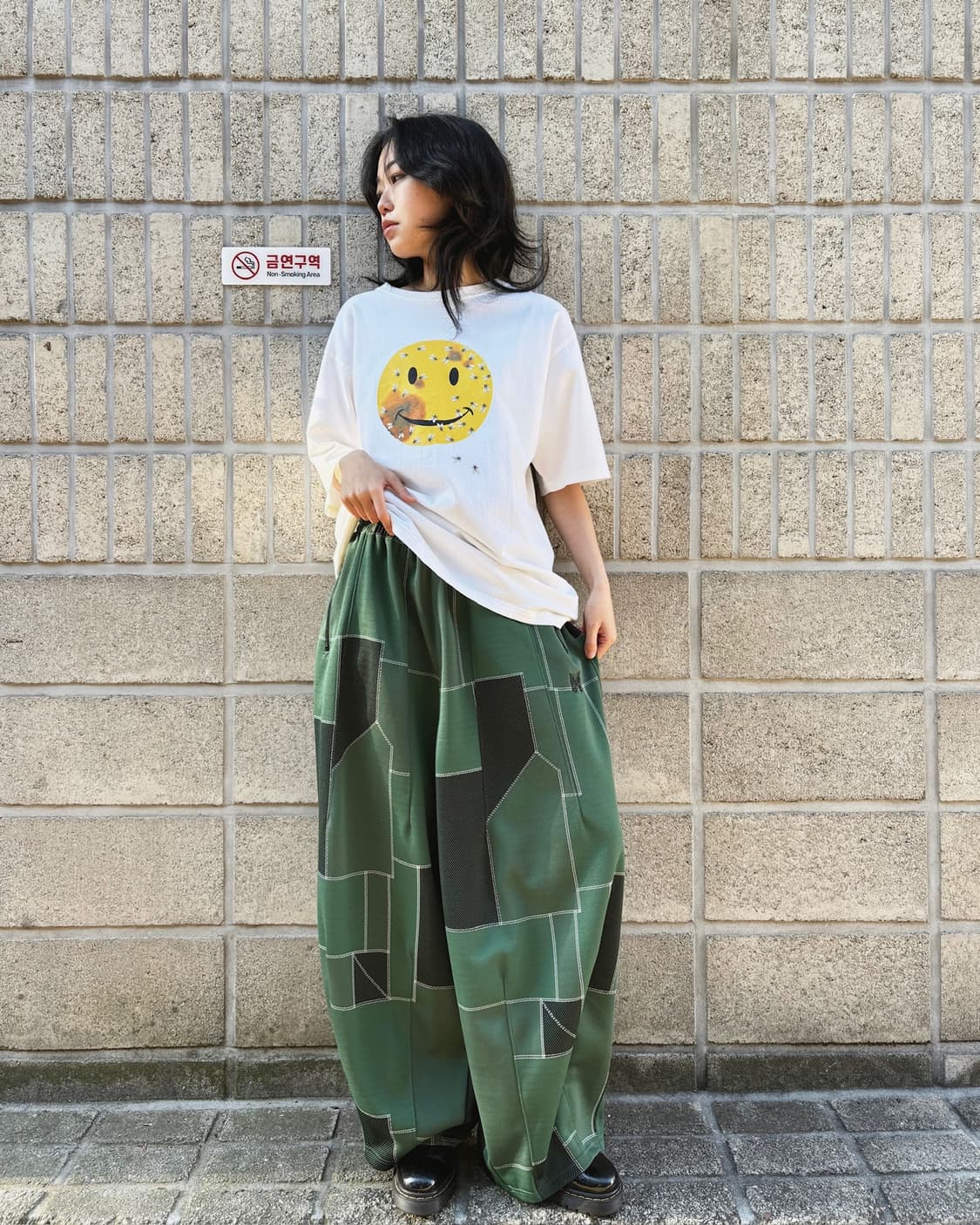 니들스 x 스튜디오스 패치워크 HD 트랙팬츠 상품이미지4