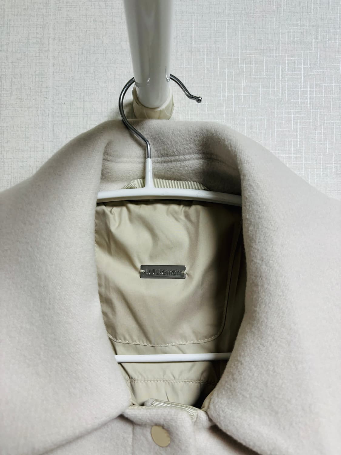 Lululemon 룰루레몬 울 블렌드 퀼팅 백 패널 셔켓 상품이미지3