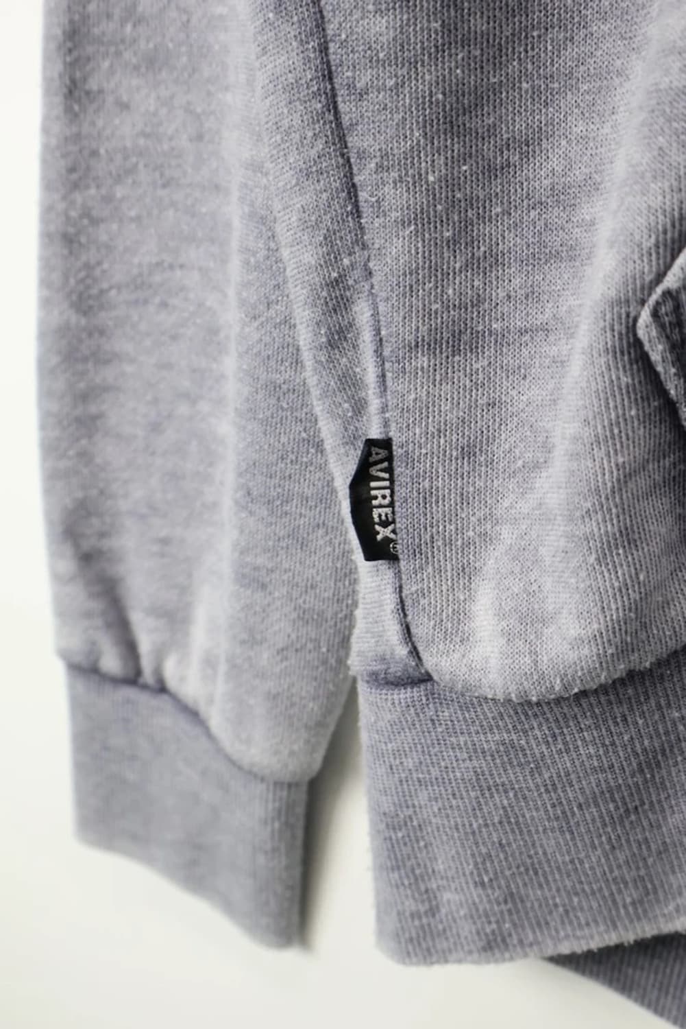 Avirex Washed Zip Hoodie Grey 상품이미지5