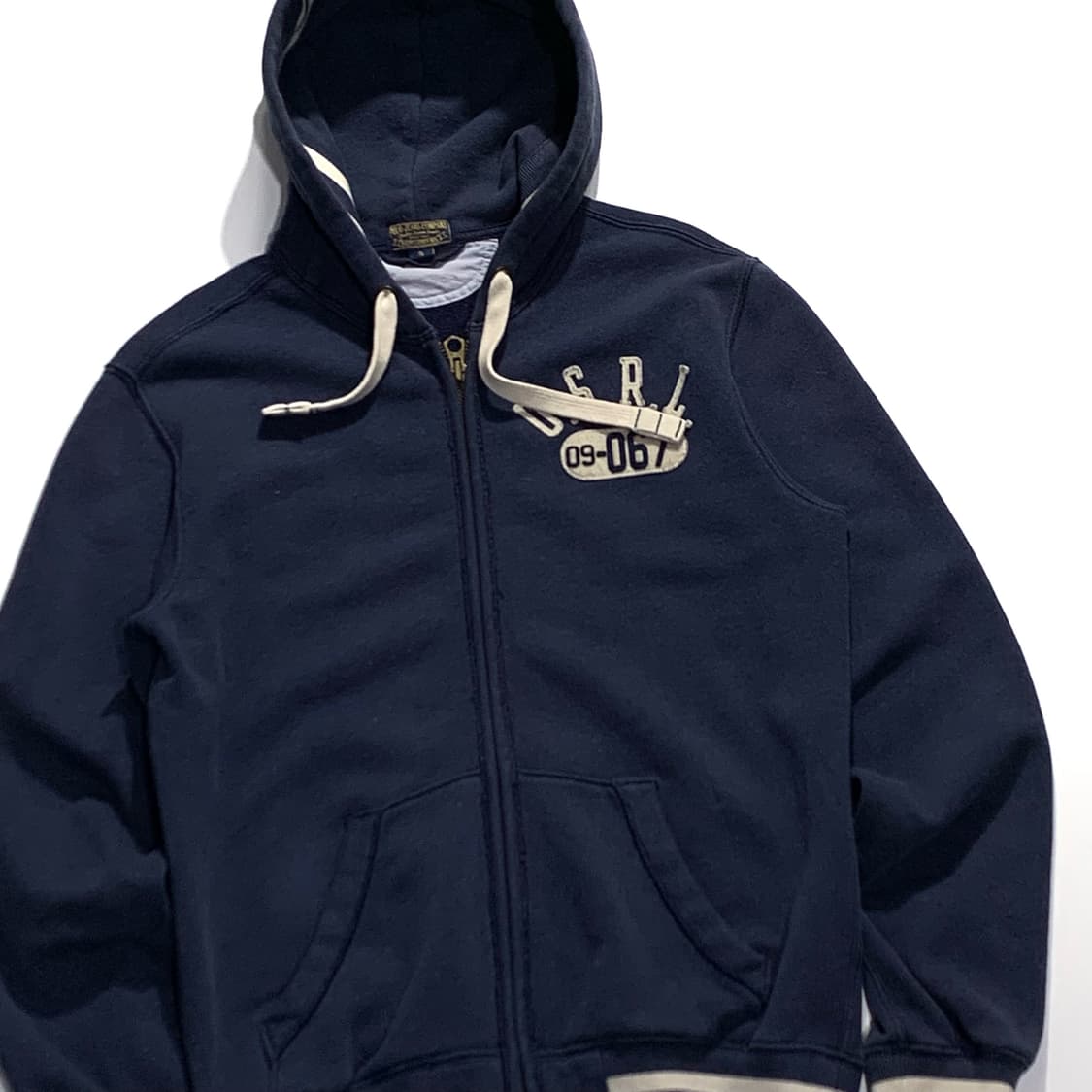 폴로 진스 빈티지 네이비 후드집업 상품이미지2