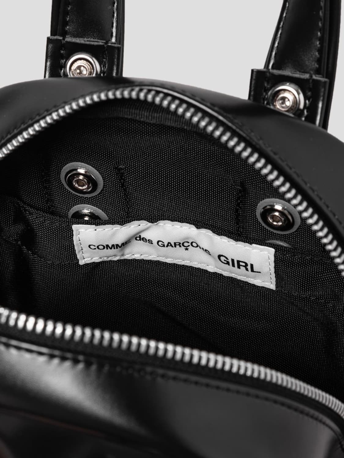 꼼데가르송 걸 25fw 멀티 참 토트백/블랙 상품이미지6
