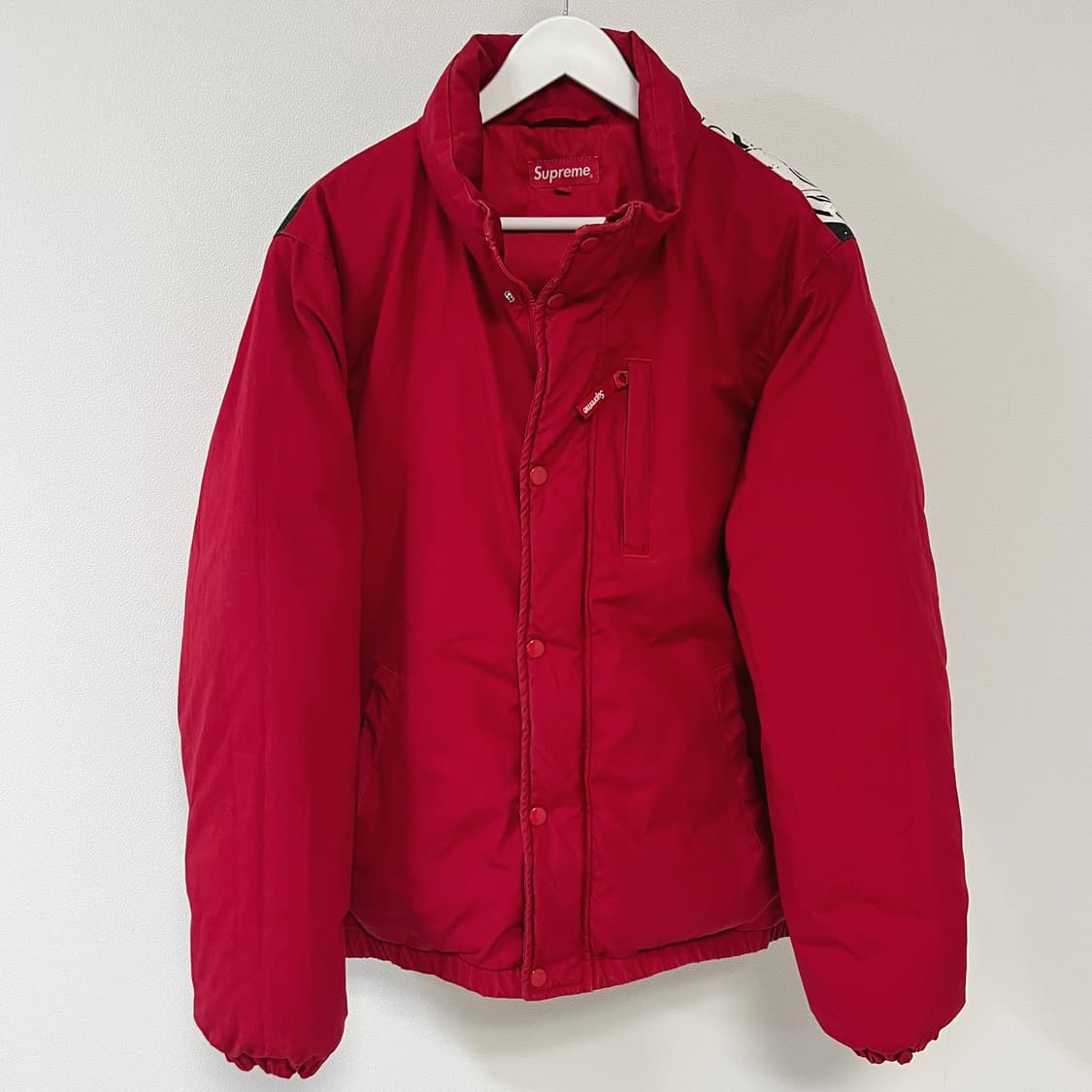 슈프림 16FW 우주인 패딩 퍼피 자켓 레드 상품이미지2