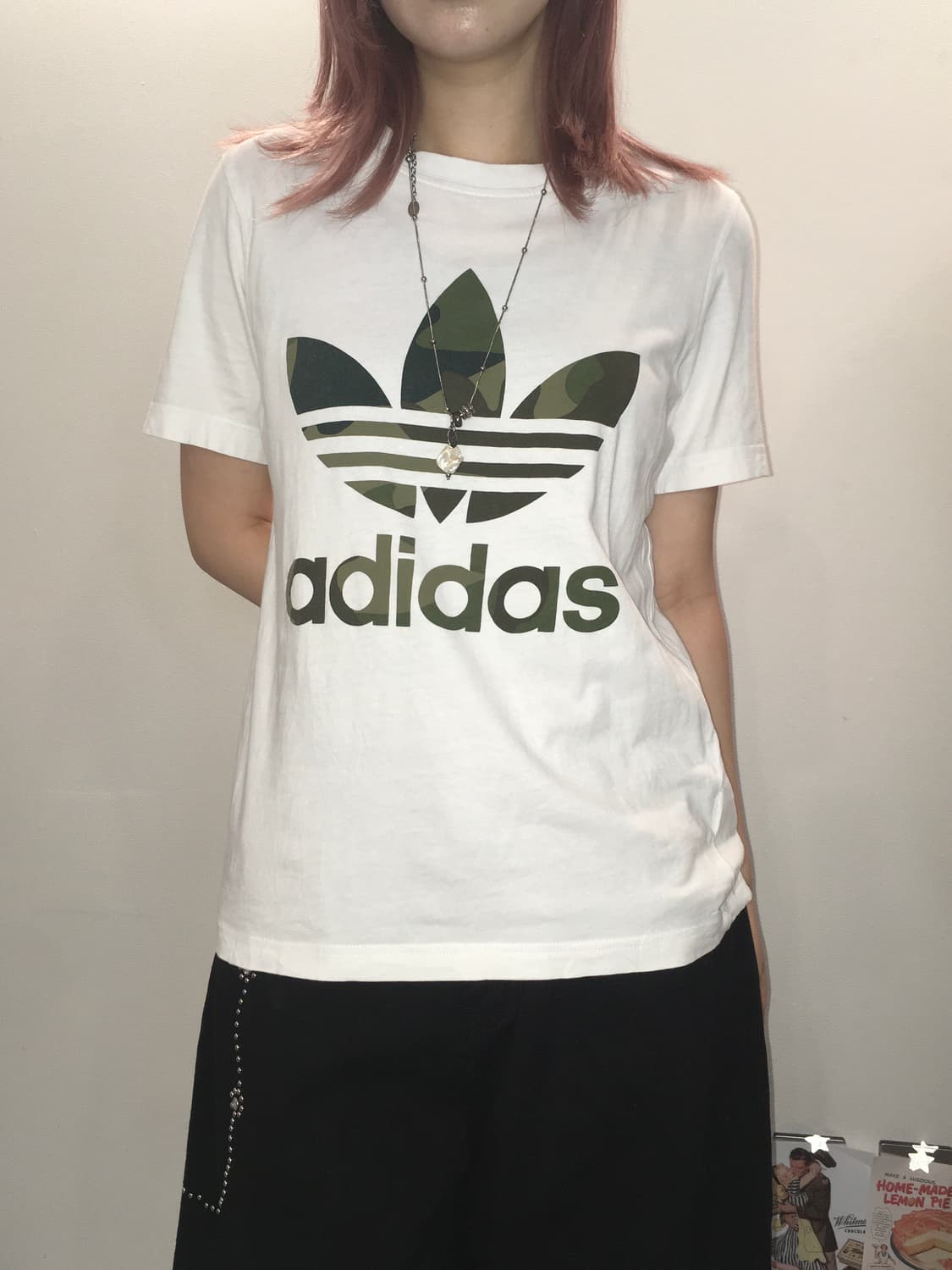 jpn vintage adidas 아디다스 카모 반팔 상품이미지2