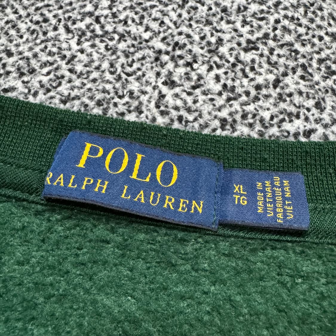 Name : 폴로 랄프로렌 스펠아웃 빅로고 딥그린 오버핏 맨투맨 :) 상품이미지3