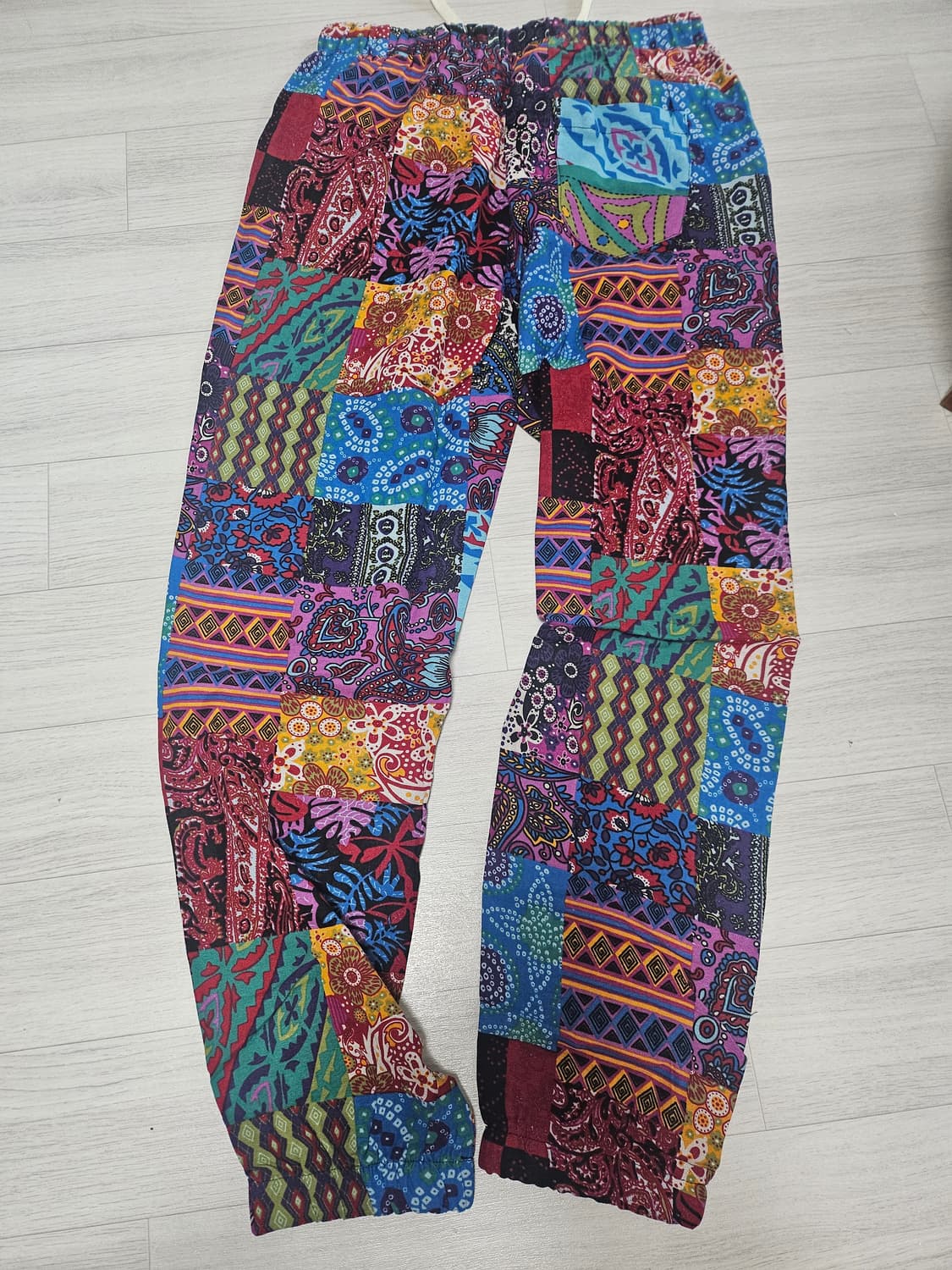 패치패턴 린네 밴딩 팬츠 상품이미지2