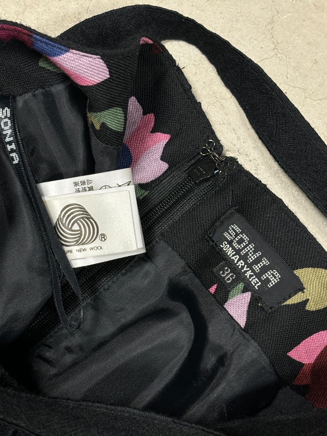 소니아 리키엘 벨티드 울 스커트 상품이미지5