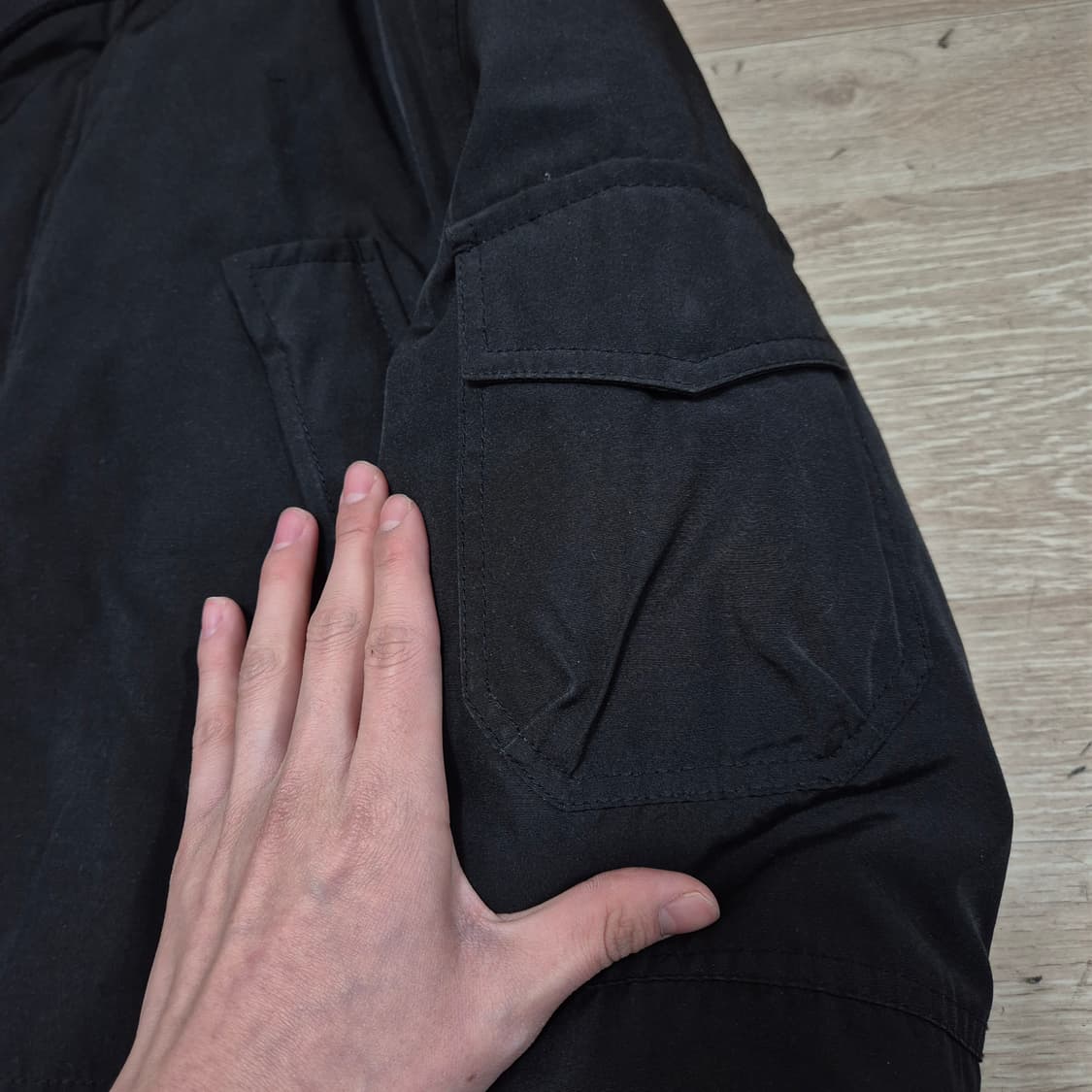 IST KUNST 이스트 쿤스트 덕다운 후드 파카 패딩 점퍼 L(100) 상품이미지4