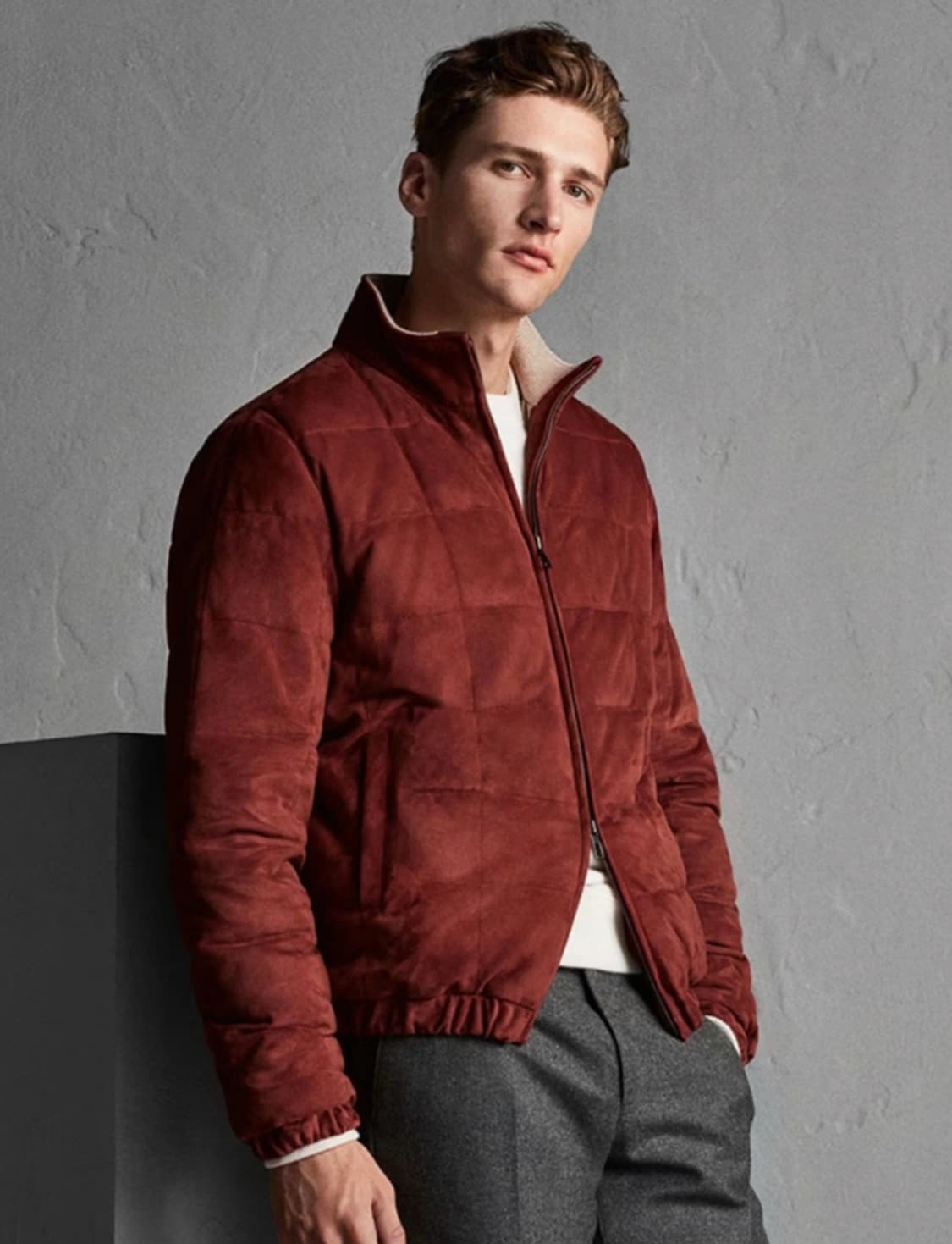 [1300만원]로로피아나 스웨이드캐시미어 키드스킨 자켓 트래블구스다운 상품이미지2