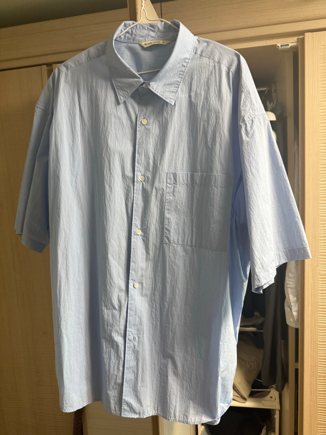 블랭크룸 하프셔츠 팔아요 3사이즈 상품이미지1