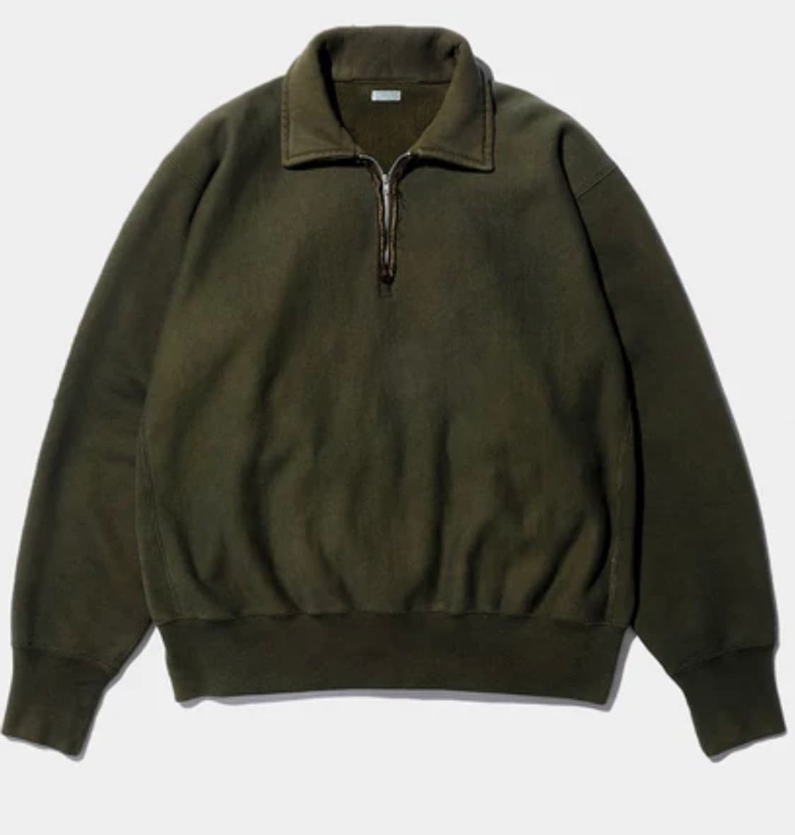 아프레쎄 하프집업 스웻  올리브 3SZ 상품이미지1