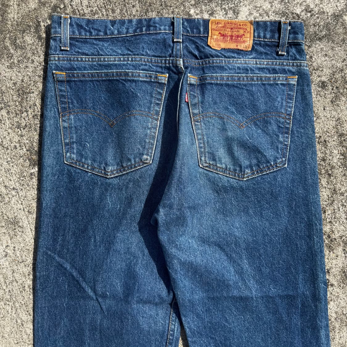 [37] 90s 리바이스 505 블루 데님 팬츠 상품이미지5