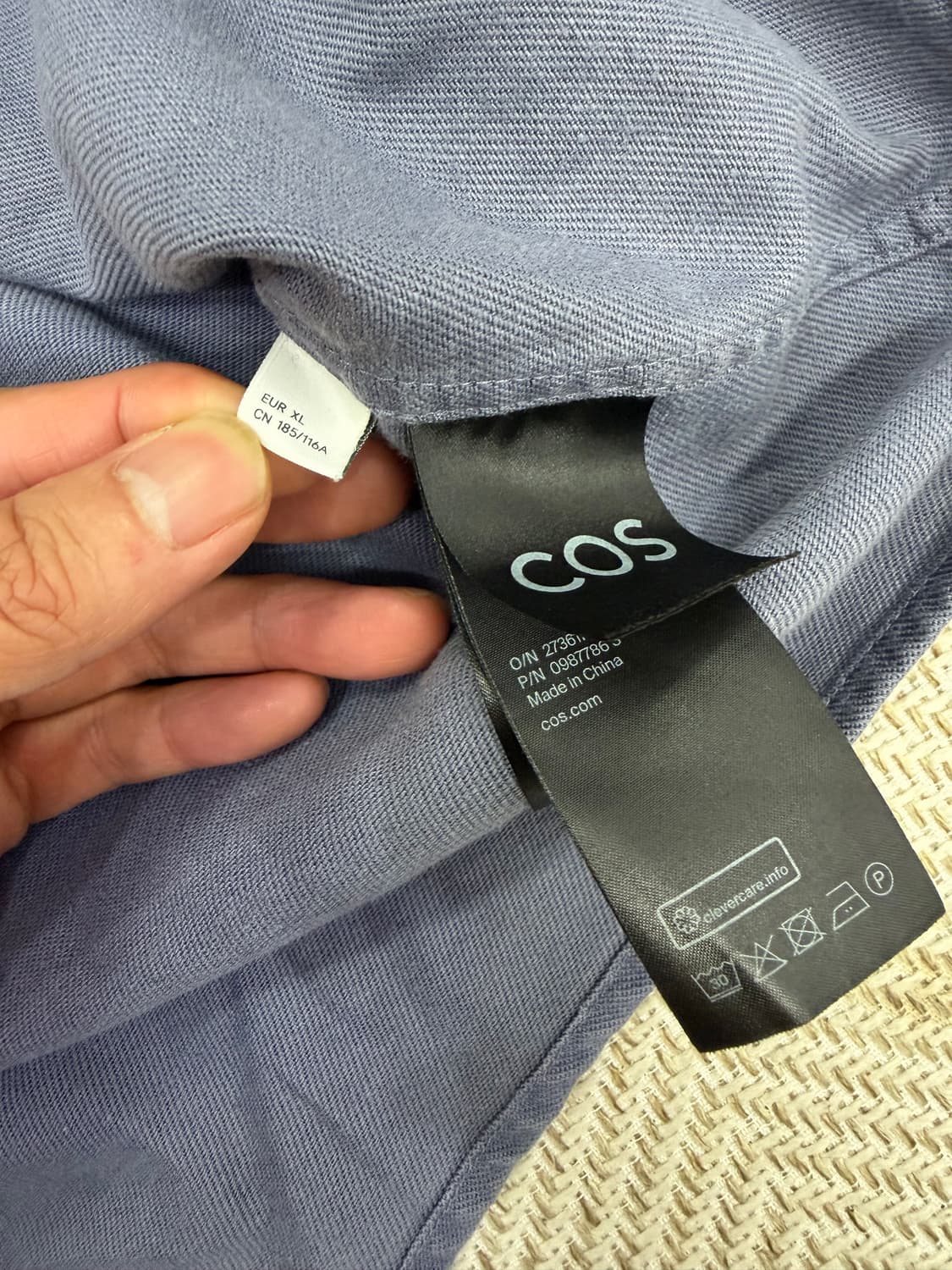 정품) COS 코스 남성 셔츠자켓 XL 상품이미지6