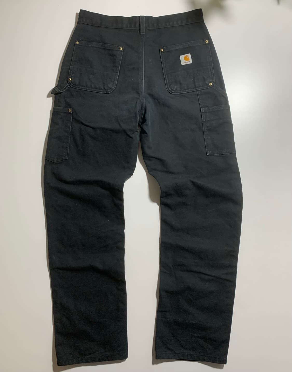 칼하트 더블니 워크 팬츠 30x32 블랙 상품이미지2
