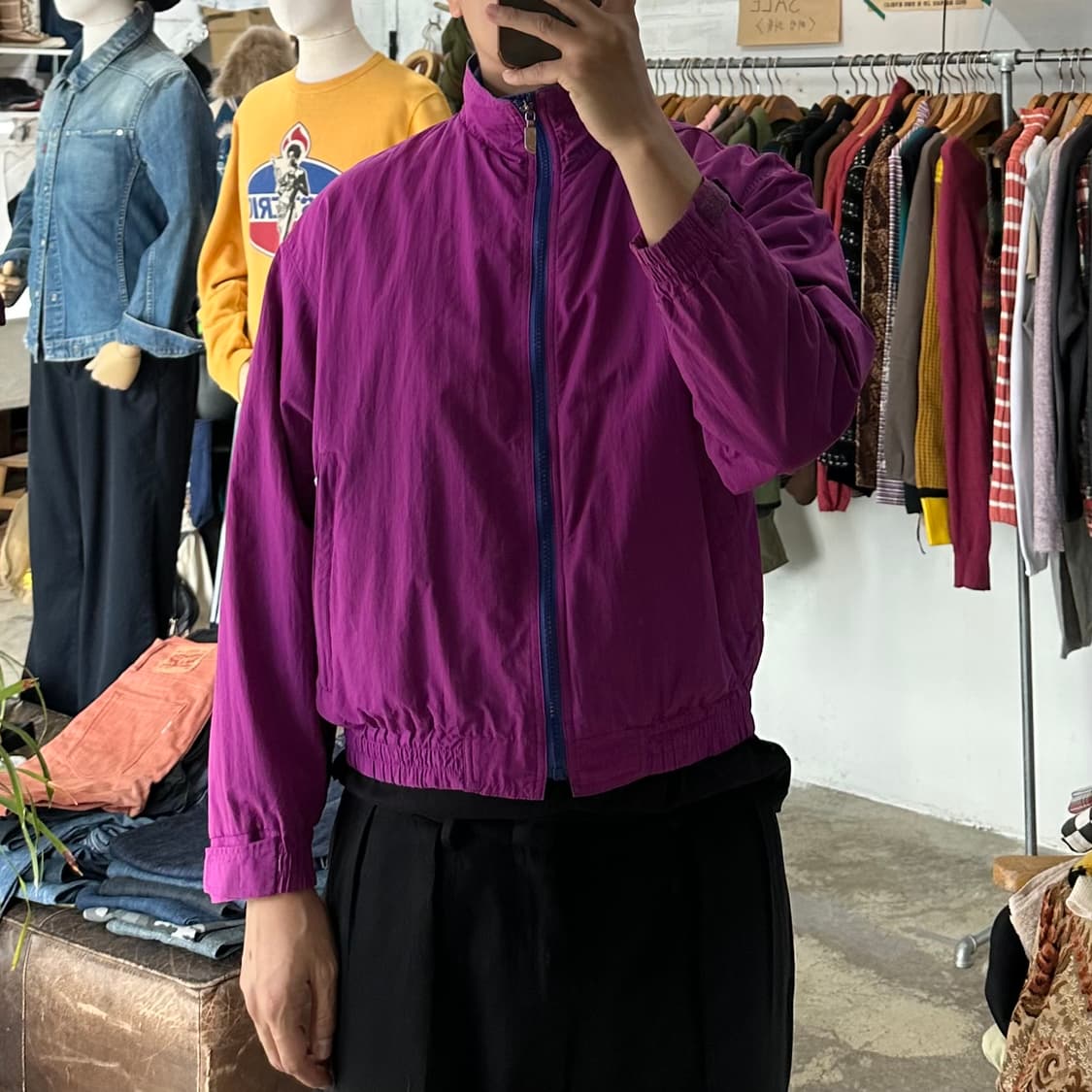 (착용컷) 노스페이스 집업 자켓 (남성용 95) 상품이미지2