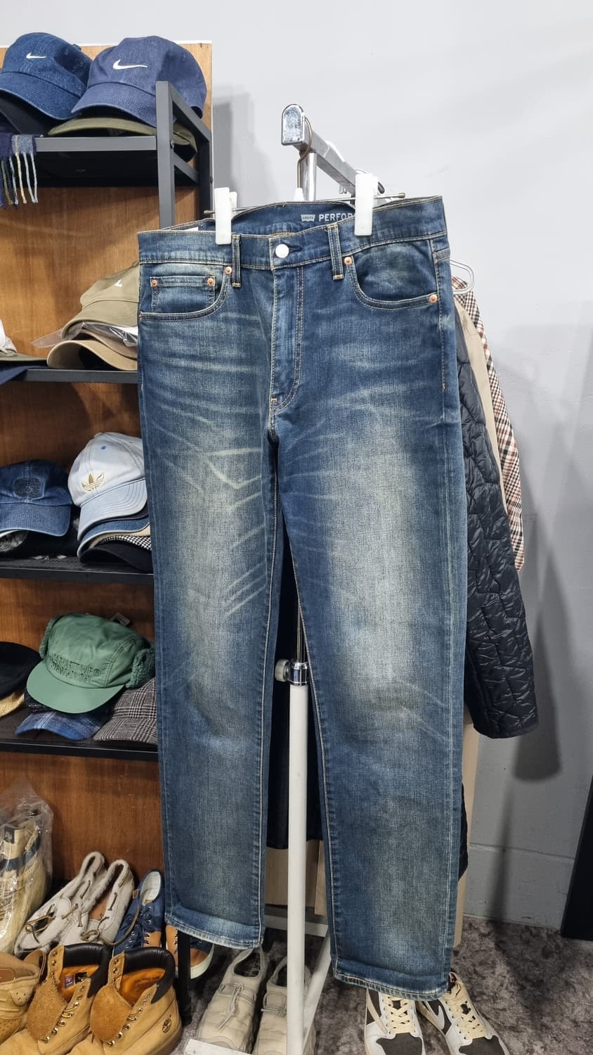 리바이스511 슬림 스판 프리미엄 워싱청바지 36 상태10/9 상품이미지1