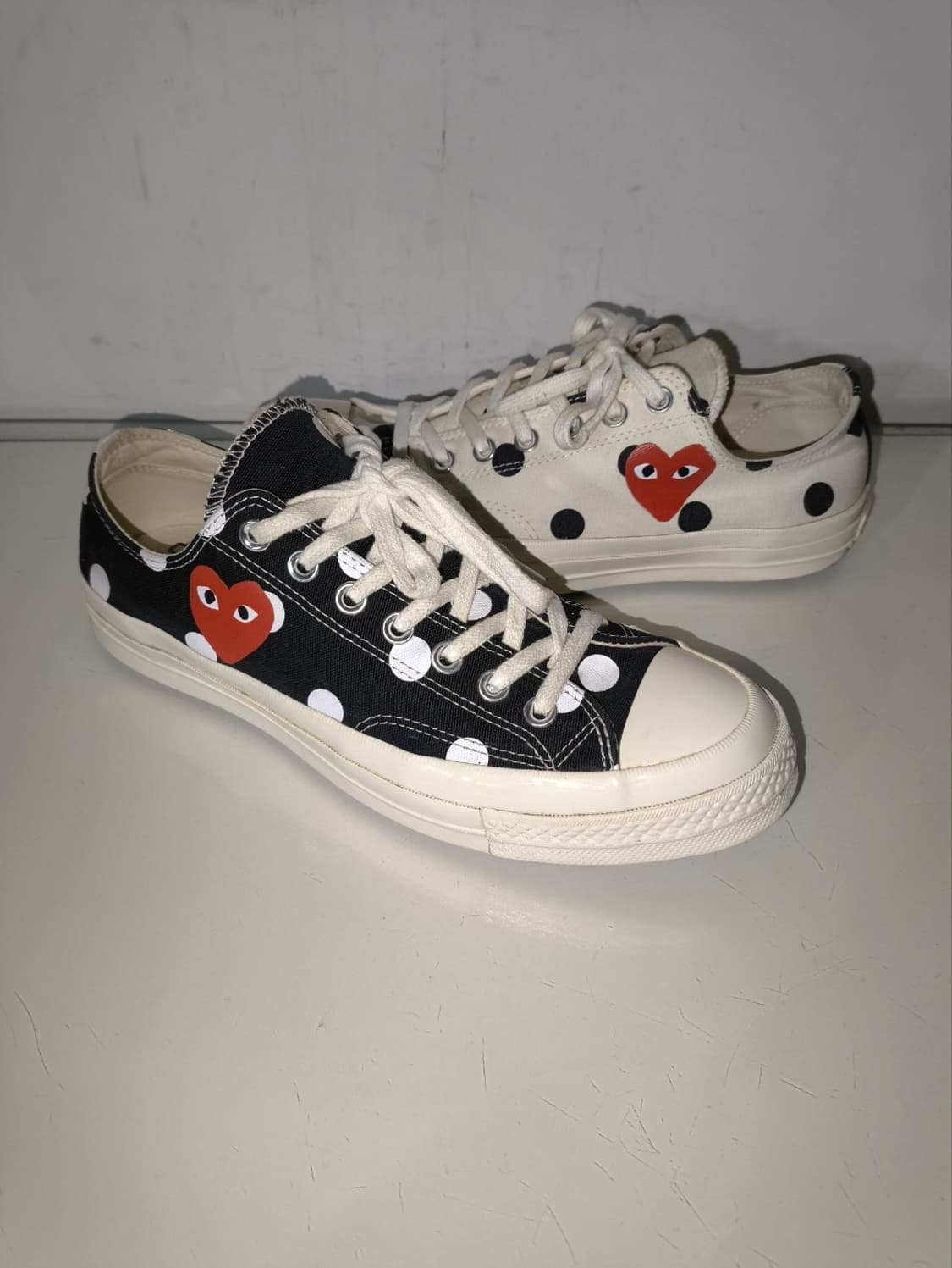 275mm 컨버스 x 꼼데가르송 도트 척테일러 스니커즈 상품이미지2