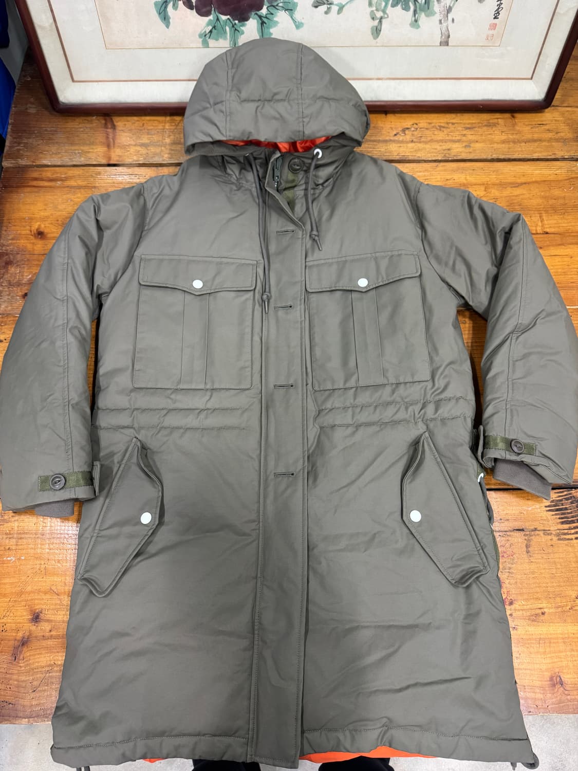 랙앤본 야상 덕다운패딩 사이즈S 깨끗해요. 상품이미지1