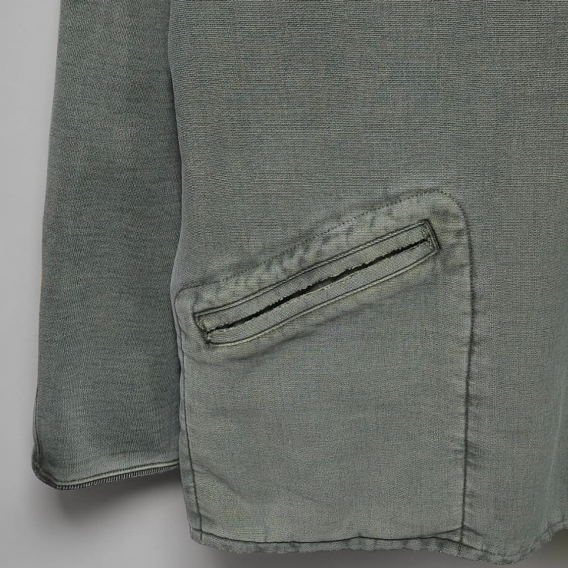 105 Noice 노이스 가먼트다잉 스웻 맨투맨 카키그레이 상품이미지2