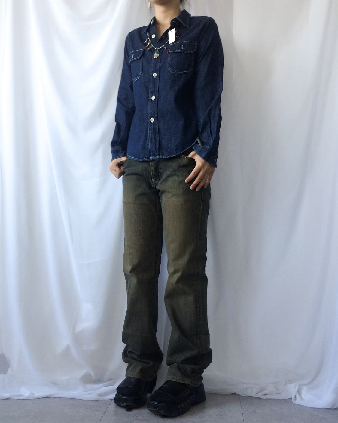 Levis red tap denim shirt 상품이미지4