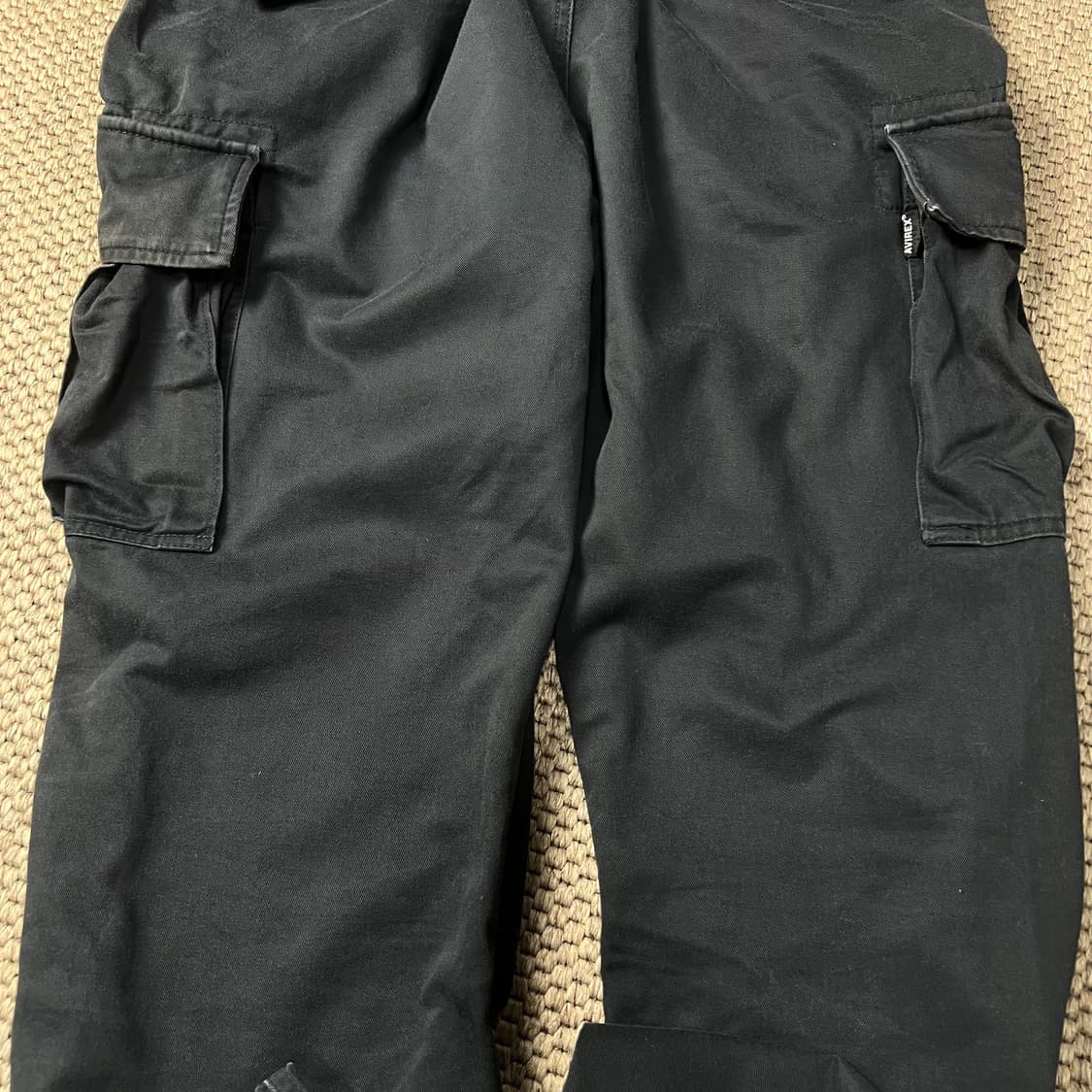 아비렉스 카고 코튼 팬츠 블랙 2XL 상품이미지7