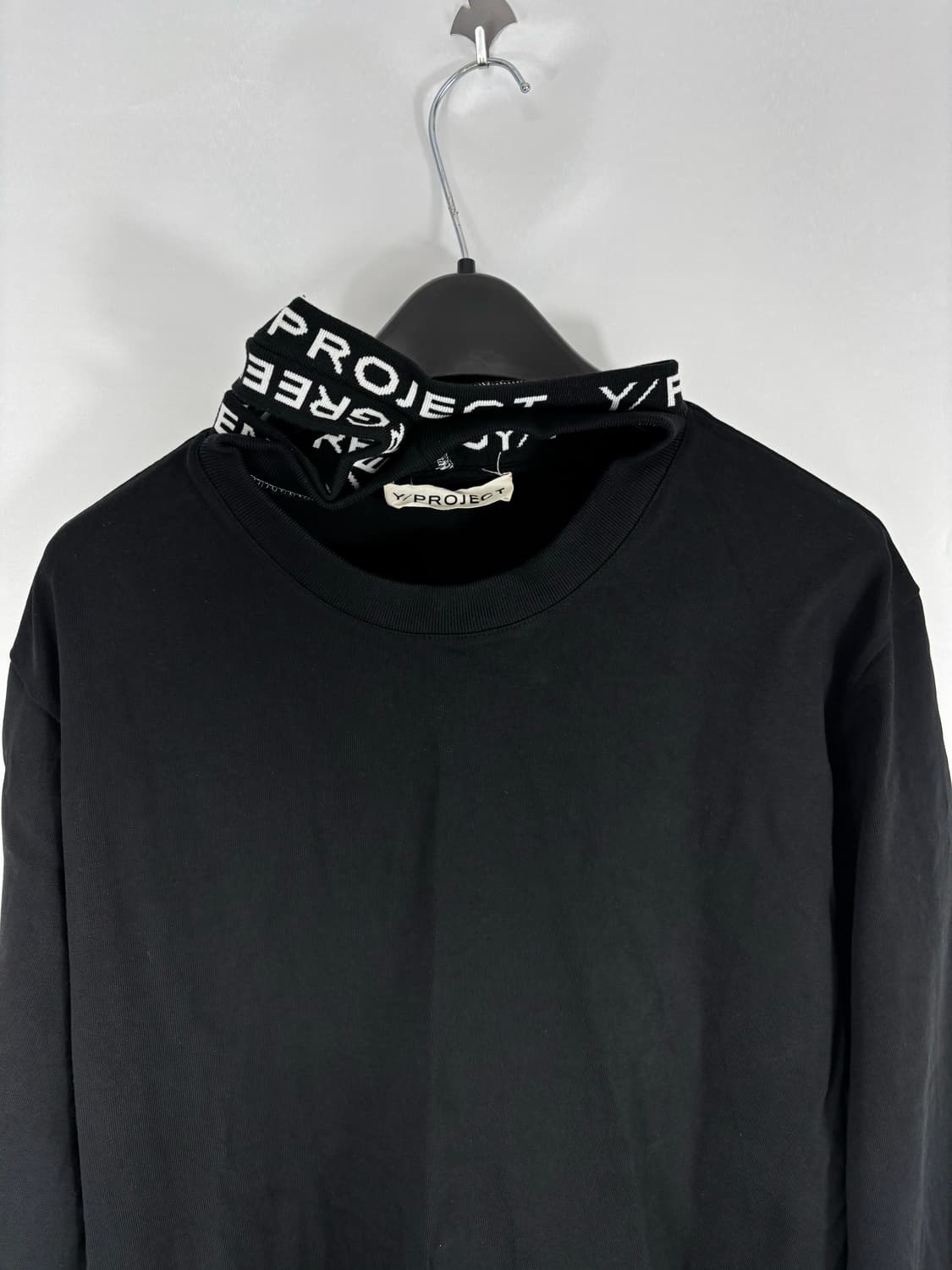 (정품)와이프로젝트 트리플 긴팔 티셔츠 블랙XL 상품이미지2