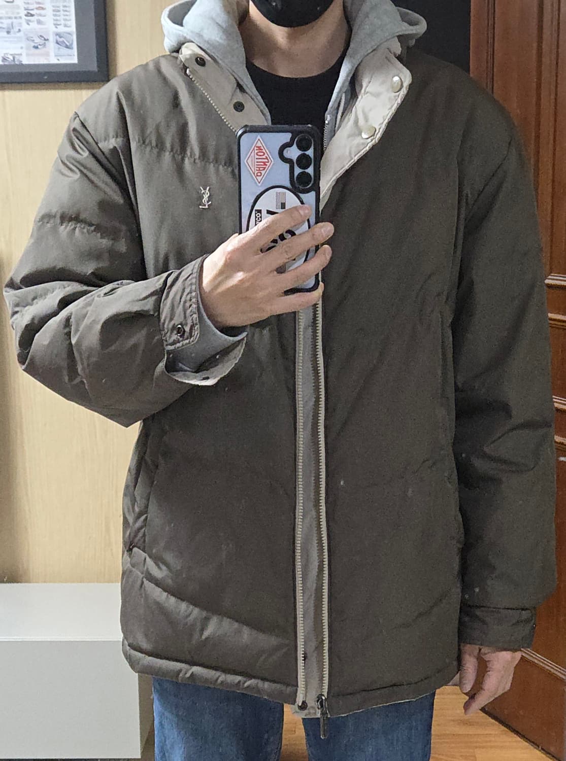 입생로랑 뿌르옴므 구스 다운 패딩 상품이미지8