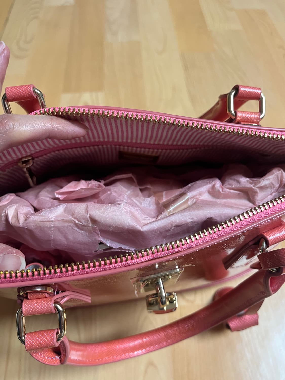 사만다 타바사 미란다커백 펄 에나멜 레이디 아젤백 상품이미지6