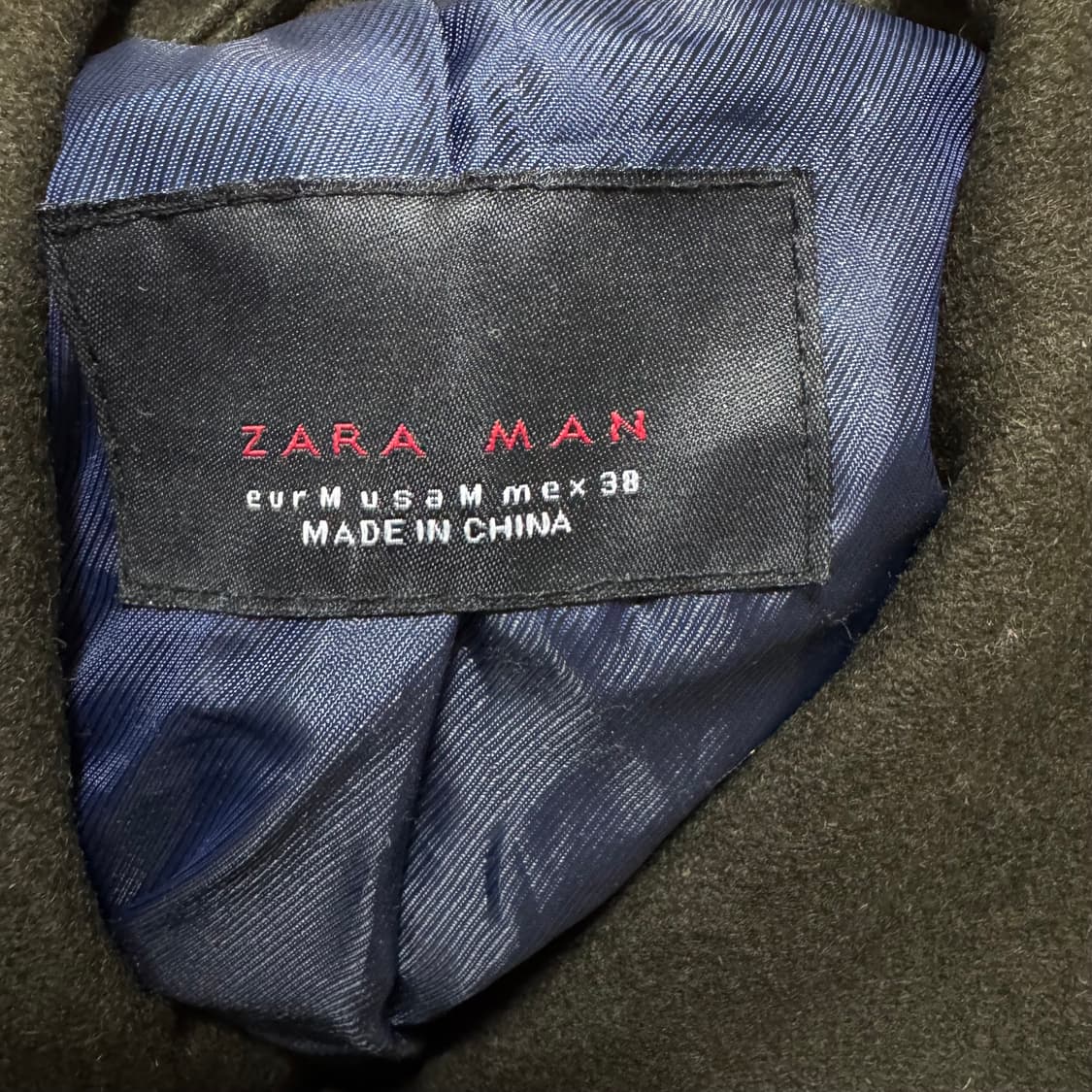 자라 남성 울 코트 상품이미지4