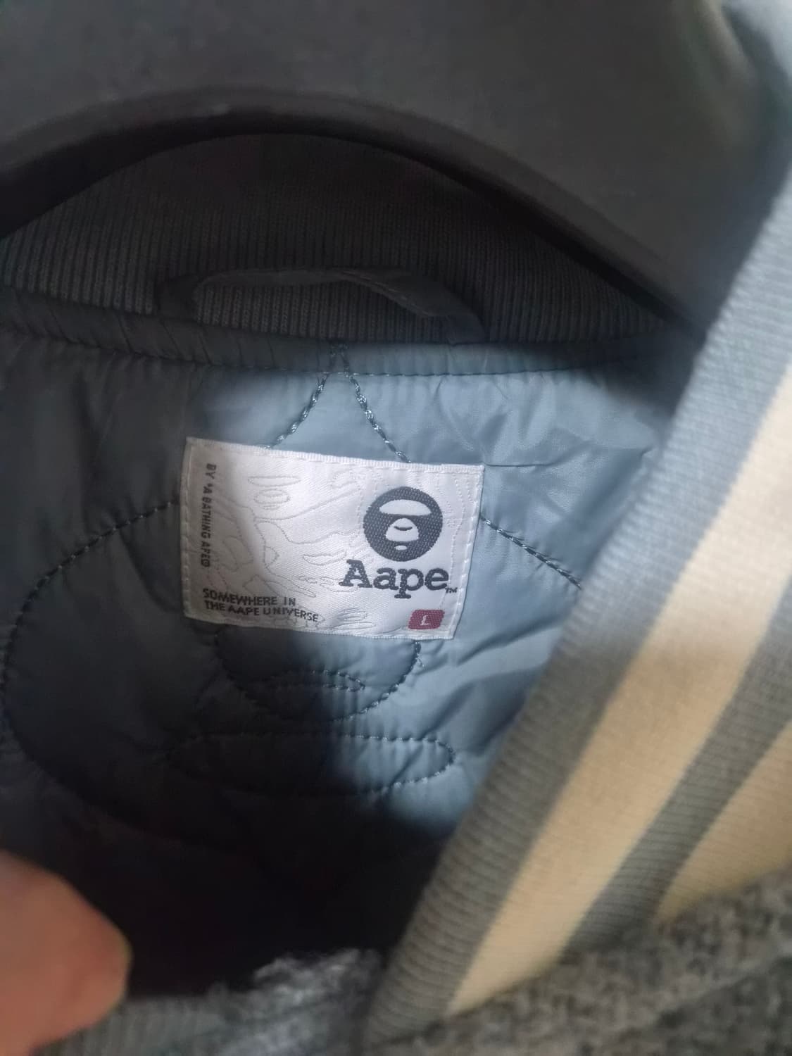 에이프 바시티 자켓 블루종 L사이즈 상품이미지6