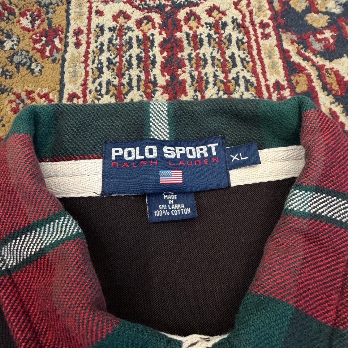 90s 폴로스포츠 스트라이프 럭비셔츠 [ 110 ] 상품이미지5