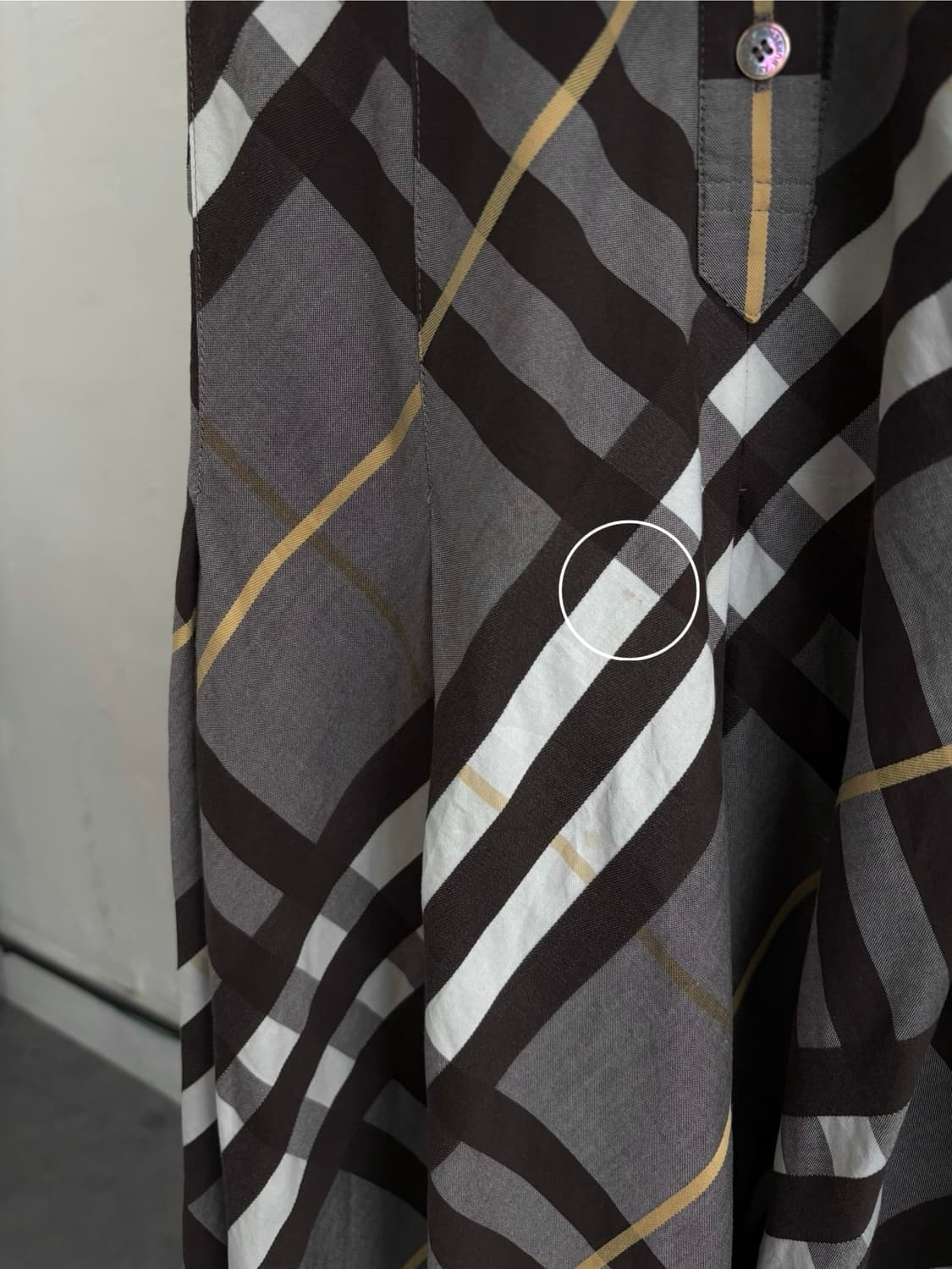 Burberry 버버리 체크 벨티드 셔츠 원피스 상품이미지6