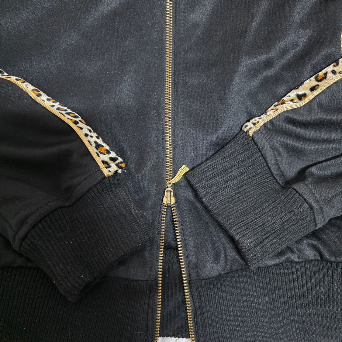 빈티지 호피 벨벳 투웨이 져지 펑크 y2k 오네갸루 상품이미지5