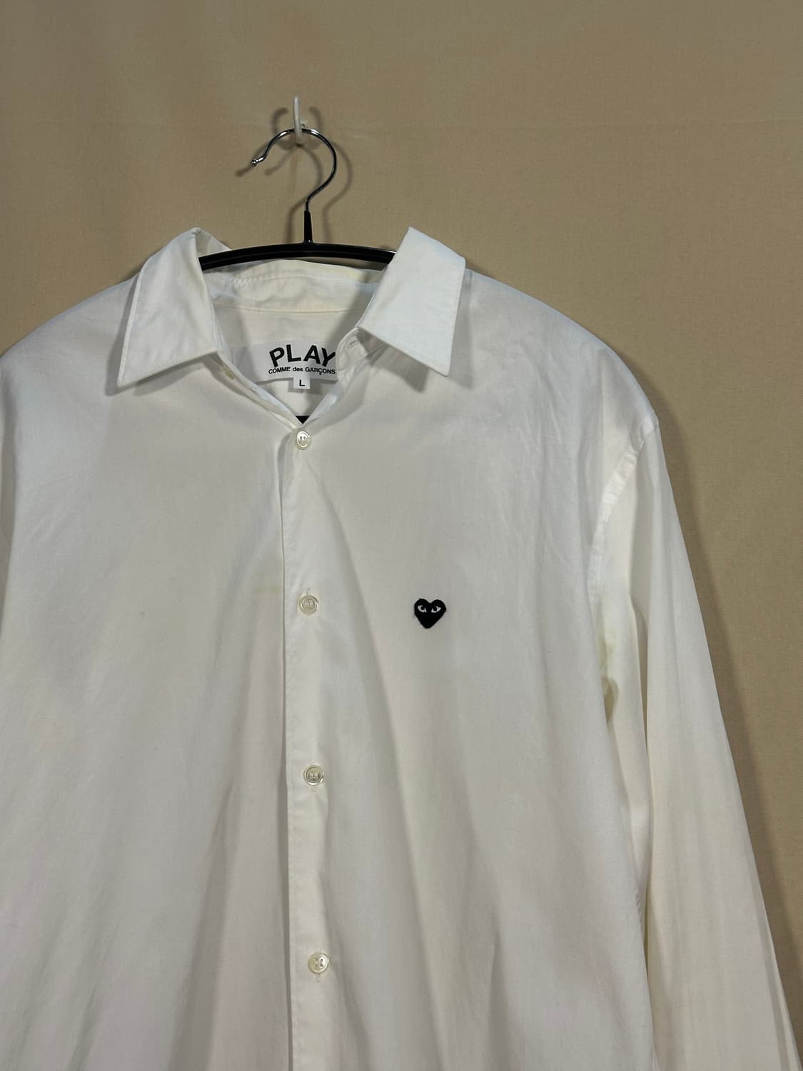 꼼데가르송 스몰로고 셔츠 처분  상품이미지2