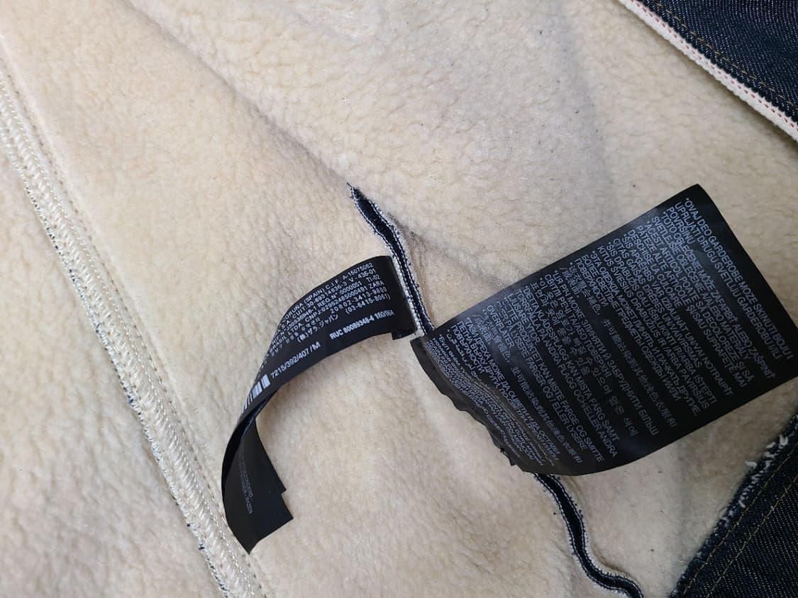 자라 안감 털 카라 분리형 자켓 상품이미지6